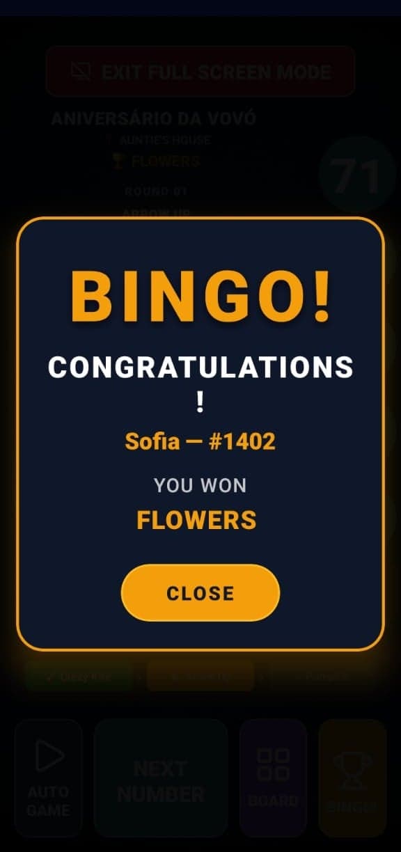 Celebrate with the Winner