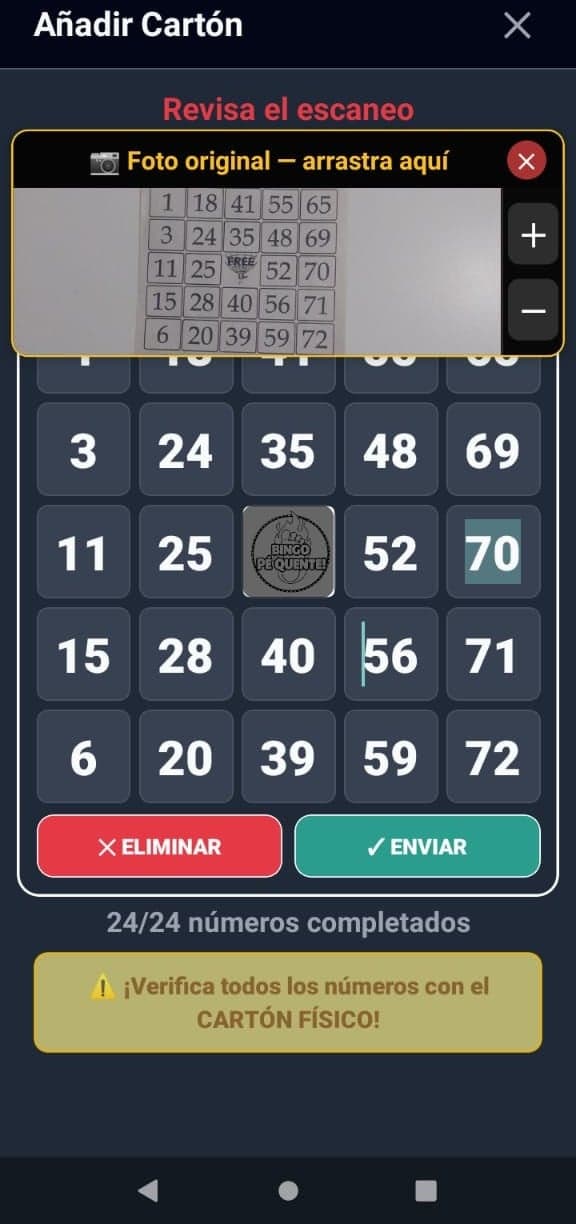 Verifica los números