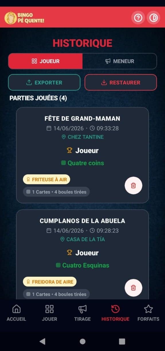 Enregistrer votre histoire