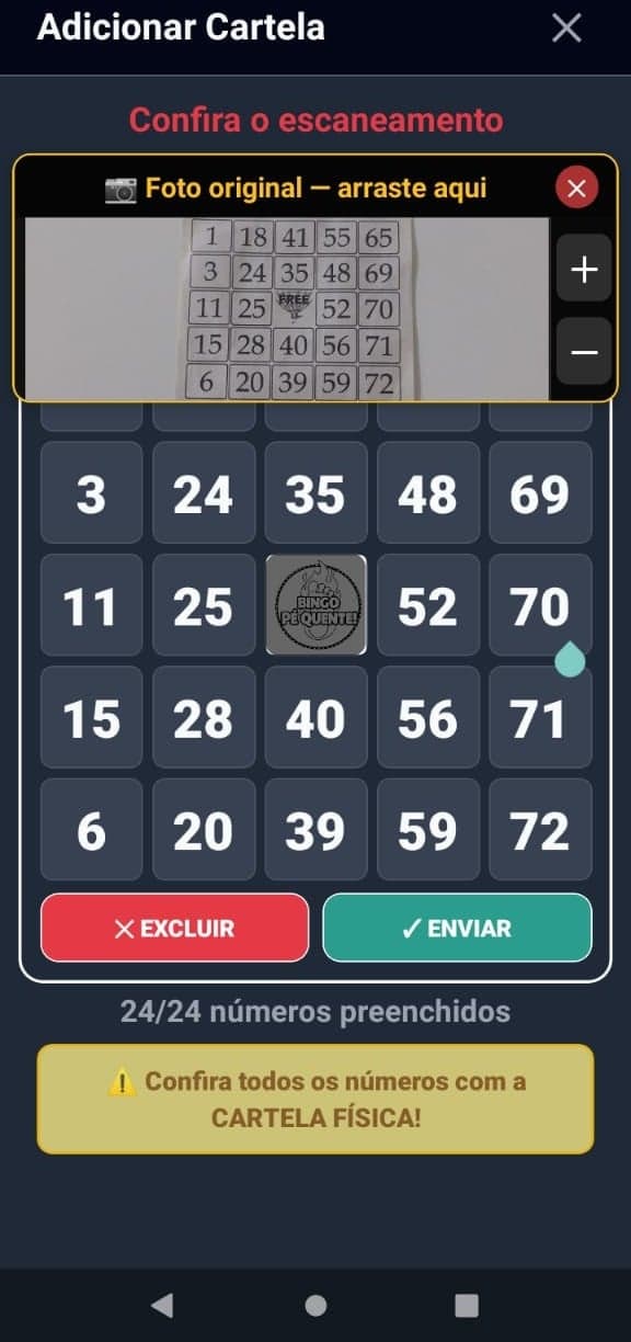 Confira os números