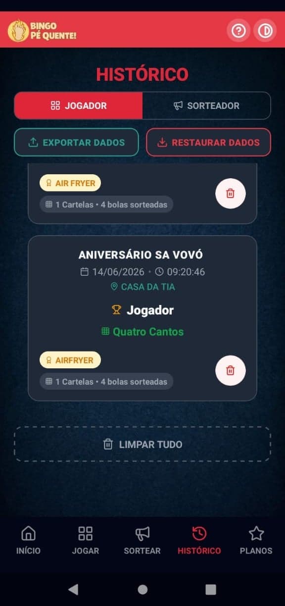 Registrando a Sua História